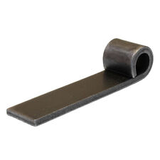 130mm x 30mm Strap Hinge Black Steel Finish - BHGY3C