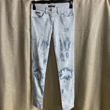 Dolce & Gabbana Acid Wash Tie Dye Slim Fit Skinny Jeans Sz 38/US 6