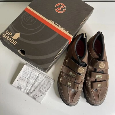 Sapatos de ciclismo Bontrager masculino marrom montanha MTB tamanho 10 EUA 410476 com caixa - Imagem 1 de 4