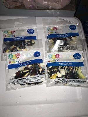 Globos de mármol 4-8 ct 9" ágata fiesta cumpleaños remolino boda baby shower Foto 1 de 4