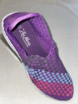 Zapatos informales Zee Alexis para mujer talla 40 EE. UU. 9 M tejido púrpura salir de fiesta Foto 1 de 4