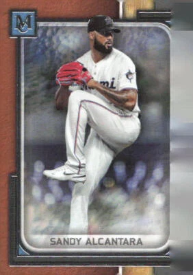 2023 Topps Museum Collection Baseball Sandy Alcantara #15    Copper - Image 1 of 2