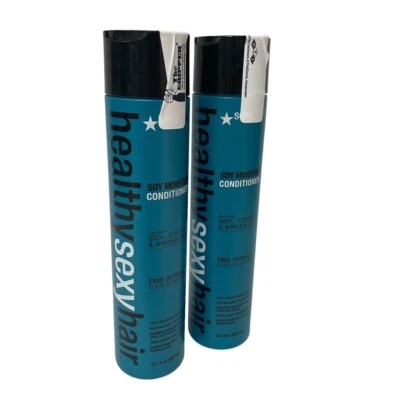 Healthy Sexy Hair Soy Moisturizing Conditioner Sulfate Free 10.1 oz Lot Of 2 New - Image 1 of 4