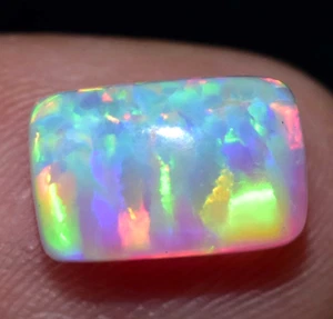Natural White Fire Opal Australian Untreated 3.45 Ct Certified Loose Gemstone - Picture 1 of 6