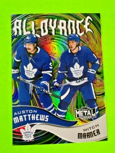 Auston Matthews / Mitch Marner 2020-21 Metal Universe Alloyance #AL-5 Toronto - Picture 1 of 2