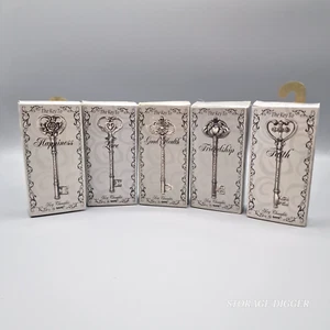 Vintage New Lot of 5 Key Thoughts By Ganz Metal Key "The Key To" , Original Box - Picture 1 of 10