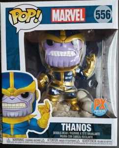 Big PX Exclusive 7" Avengers Funko POP! Marvel Deluxe Thanos Snap Vinyl Figure - Picture 1 of 7