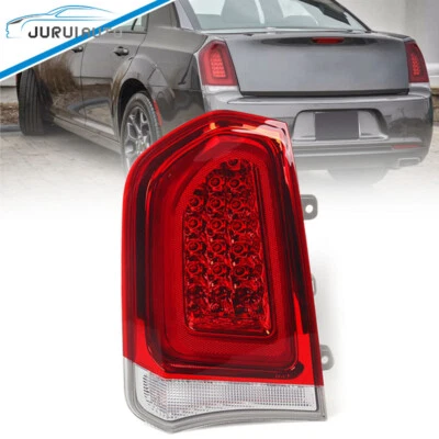 Driver Tail Light For 2015-2023 Chrysler 300 Brake Clear Chrome Full LED Lamp Foto 1 de 4
