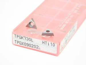 NEW SURPLUS 10PCS. MITSUBISHI  TPGK 730L  GRADE: HTi10  CARBIDE INSERTS - Picture 1 of 1