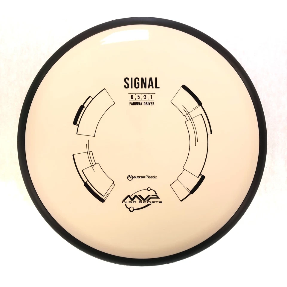 NEW DISC GOLF MVP NEUTRON SIGNAL UNDERSTABLE FAIRWAY DRIVER 162g WHITE - Image 1 of 1