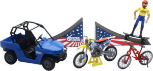 New Ray Toys Nitro Circus Playset 1:18 Scale Multicolor 67685 7001-0002 959-0129