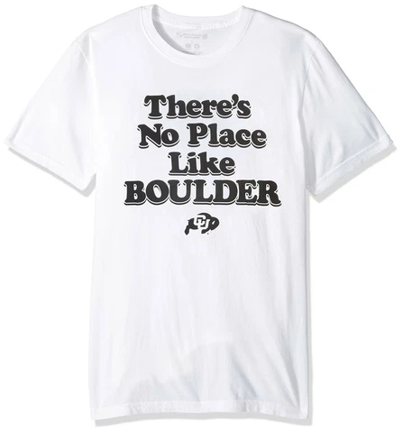 Alma Mater NCAA Colorado Buffaloes Men's Organic Seaweed Ink Short Sleeve Cre Cover