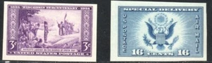 US Scott #755 & 771, Imperf stamps, NGAI, Never Hinged - Picture 1 of 1