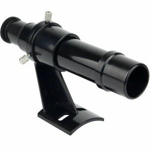 5x24 Finder Scope w/ Bracket Plastic Accessory Kit for Astronomy Telescope Black - Picture 1 of 9