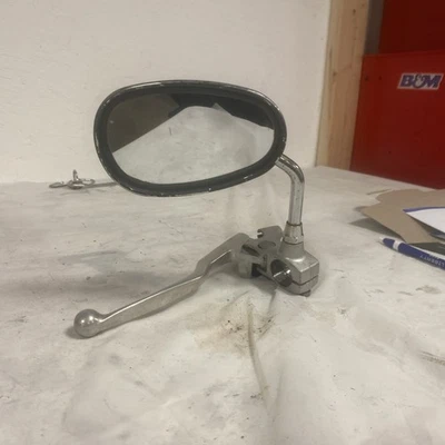 Espejo retrovisor de percha de embrague Kawasaki Vulcan VN800A 2003 con seguridad neutra OEM usado Foto 1 de 3