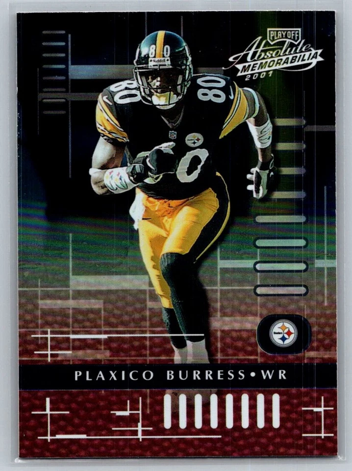 2001 Playoff Absolute Memorabilia Football #75 Plaxico Burress - Steelers - Image 1 of 2