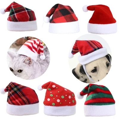 Pet Labubu Baby Doll Santa Hat Christmas Cap Costume Xmas Party Wear Costume AU - image 1 of 3