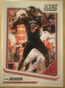 Lamar Jackson 2018 Score Rookie Card #352 (6971) - Picture 1 of 2