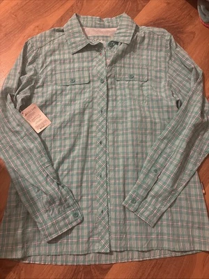 Camisa Mujer Talla L Azul Cabela’s Insect Defense, Manga Larga Nueva Con Etiquetas Foto 1 de 4