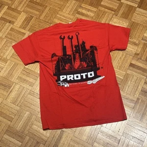 PROTO TOOLS Beyond Strong Double-Sided T-Shirt - MED - 100% Cotton - NEVER WORN - Picture 1 of 9