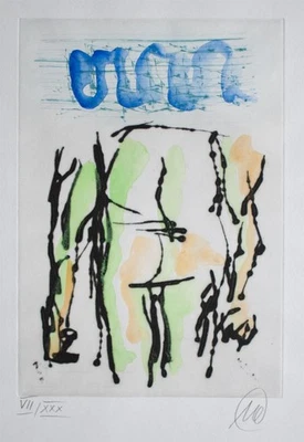 Markus Lüpertz Kunst Regeln geben Neoexpressionismus Radierung Buch 2005 7/30 - Bild 1 von 3