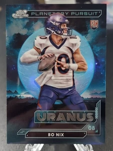 BO NIX 2024 Topps Chrome Cosmic RC Planetary Pursuit Uranus SSP #PPU-BN Broncos - Bild 1 von 4
