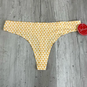 String sous vêtement Splendies doré blanc géométrique no show taille : XL - Photo 1/5