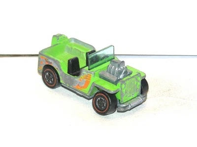 70s Hot Wheels Redline Grasshopper JEEP **BLUE LIGHT SPECIAL** - Image 1 of 3