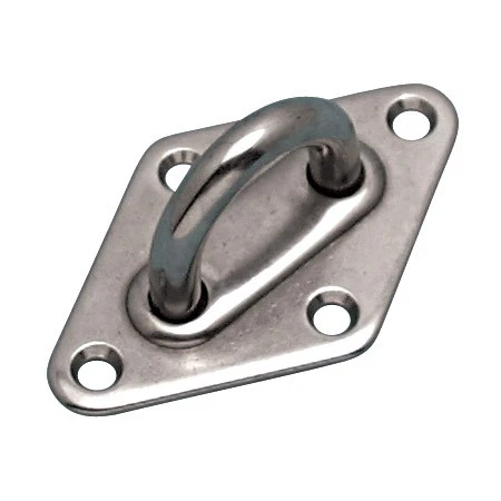 SUNCOR STAINLESS STAINLESS STEEL DIAMOND PAD EYE STAMPED 3-1/4" 304 SS