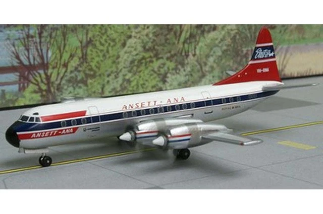 ACANZ1208 AeroClassics L-188 Electra 1/400 Model Ansett Australia - Image 1 of 1