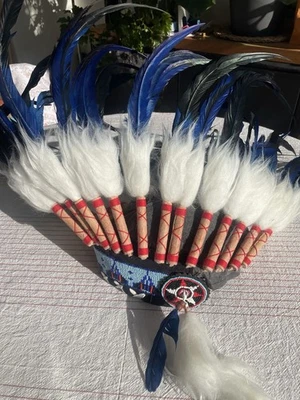 Indian Native chief Headdress Handcrafted Hat Fancy Dress - Image 1 of 4