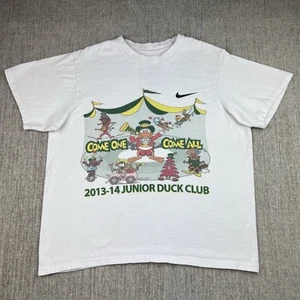Rare Oregon Ducks Nike T-shirt Youth Kids Medium Donald Cartoon PAC 12 - Picture 1 of 9