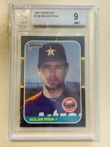 1987 Nolan Ryan #138 Donruss BGS 9 Houston Astros - Picture 1 of 2