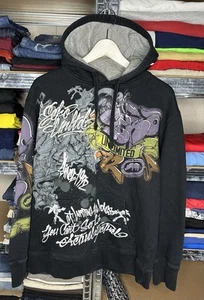 Sudadera con Capucha Ecko Unltd De Colección Para Hombres XL Graffiti Estampado Hip Hop Rara - Imagen 1 de 10