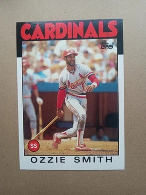 OZZIE SMITH - 1986 TOPPS SUPER #53, St. Louis Cardinals  - Image 1 of 2