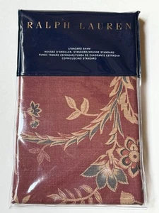 NEW Single Ralph Lauren INEZ Paisley STANDARD PILLOW SHAM Cotton Sateen NWT $145 - Picture 1 of 13