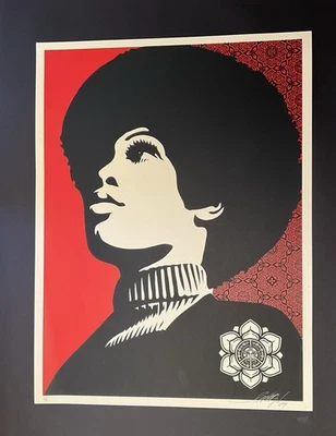 Shepard Fairey Panther Power Top Zustand! Schnellversand - Bild 1 von 2