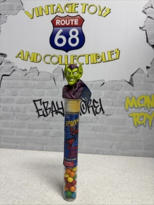 Estampador de caramelo de colección Spider-Man con bombas agrias 2002 sello de tinta nuevo sellado  Foto 1 de 4