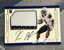 Kareem Hunt 2017 Panini National Treasures Collegiate Rookie Patch Autograph /99