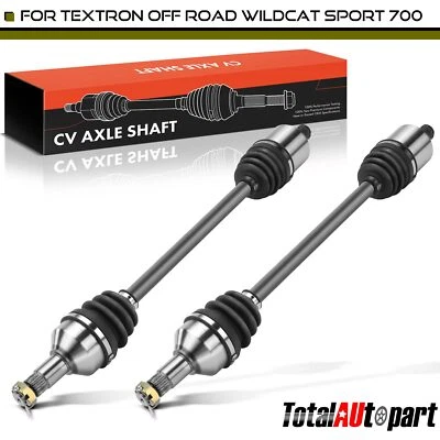 New 2x CV Axle Assy for Arctic Cat Wildcat Sport 700 Textron Off Road Rear L & R - Image 1 of 4