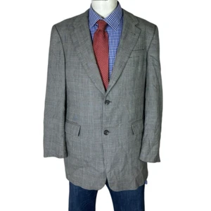 Austin Reed Sport Coat Jacket 2 button Gray Glen Plaid Men's 39R Nice. - Picture 1 of 10