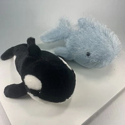 Ganz Webkins Lot Of 2 Orca & Blue Whale EUC NO CODES - Image 1 of 4