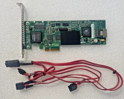 AMCC 3ware 9650SE-4/8LPML PCIe SATA-II Raid Controller w/cable - Image 1 of 4