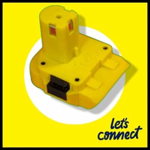 For DeWalt 18v battery ADAPTER to Ryobi One+ tool range 18v battery adapter - Bild 1 von 9