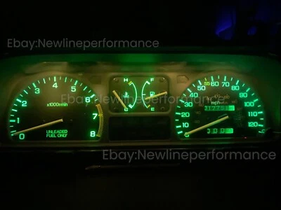 Green LED Cluster Bulb KIT for Honda Civic EF / Wagon / CRX CR-X 1988-1989 - Image 1 of 2