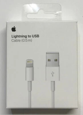 Cable Lightning a USB de 0,5 metros Apple ME291AM/A para iPhone 14/13/12/11/XR/XS/8 Foto 1 de 2