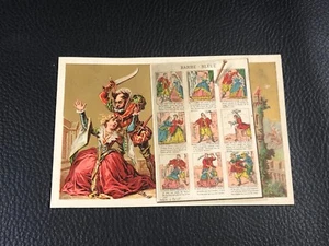 CHROMO CARD PELLERIN EPINAL BARBE BLEUE - Picture 1 of 1