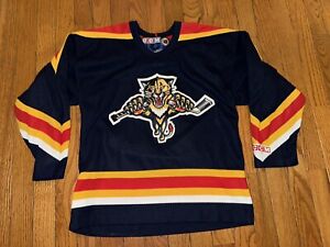 Vintage Florida Panthers CCM Official Licensed Jersey Youth L/XL NHL
