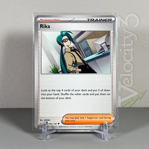 Pokemon TCG Supporter Card: RIKA 172/182 | Uncommon | Paradox Rift | NM/Mint - Picture 1 of 3