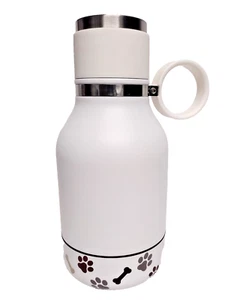 Asobu Water bottle for humans & dogs with detachable dog bowl White - Picture 1 of 7